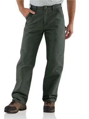 Carhartt Mens Duck Canvas B11-MOS dungaree loose fit Carpenter pants, 30x30